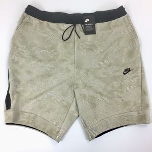 New Nike Tech Pack Shorts Slim Fit Khaki Tan